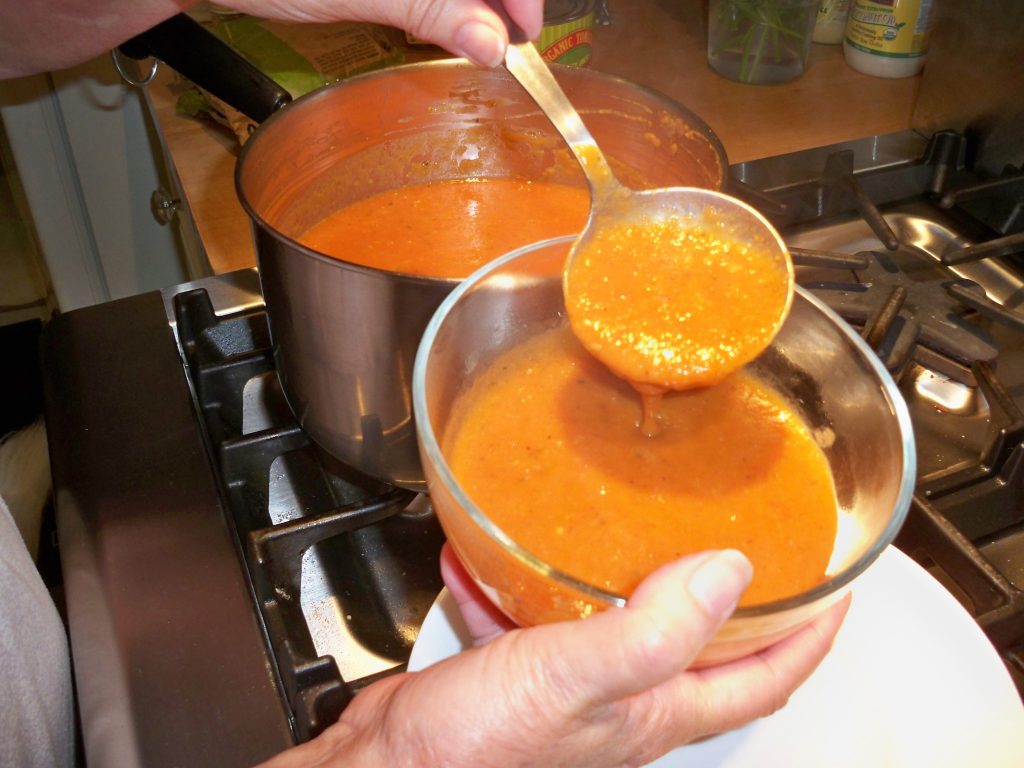 Dee’s Creamy Tuscan Tomato Bread Soup