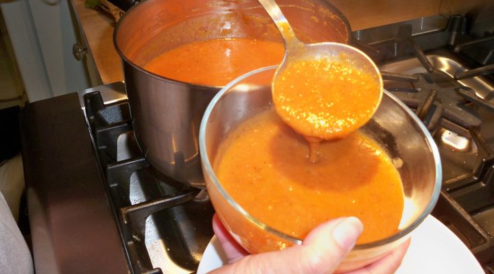 Dee’s Creamy Tuscan Tomato Bread Soup