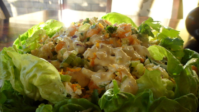 Curried Crab and Papaya Salad