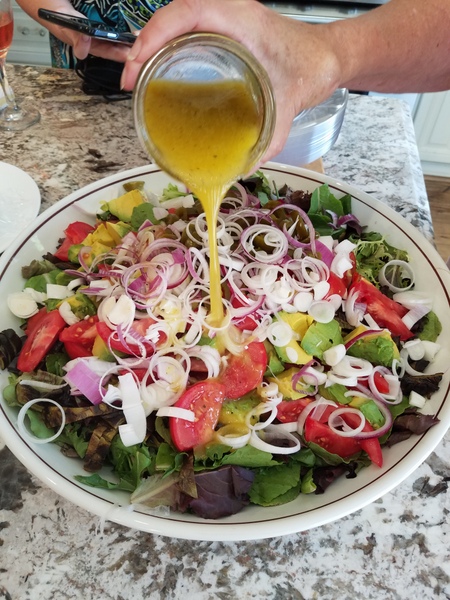 Grilled Nopales (Cactus) Salad with Smoky Orange Vinaigrette