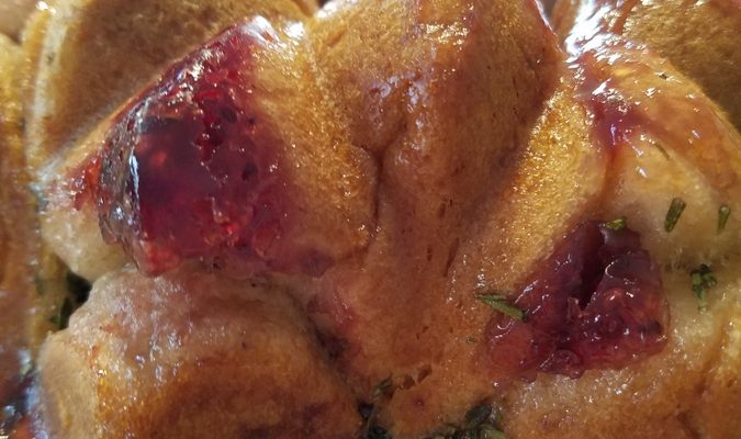 Brie & Cranberry Monkey Bread