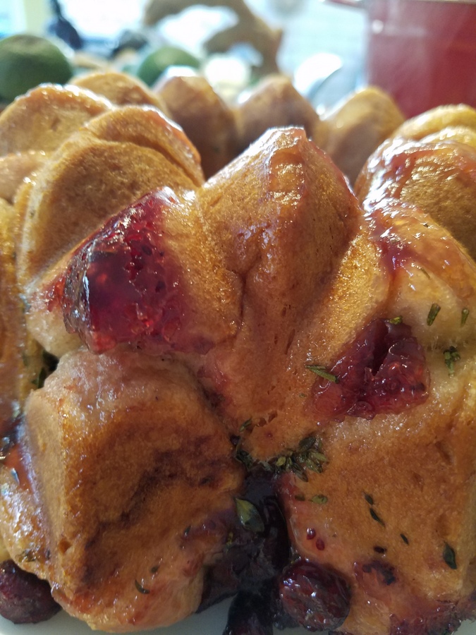 Brie & Cranberry Monkey Bread