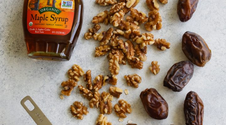Maple, Date and Walnut Bites