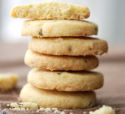 Rosemary Lemon Butter Cookies