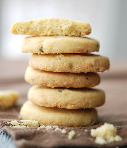 Rosemary Lemon Butter Cookies