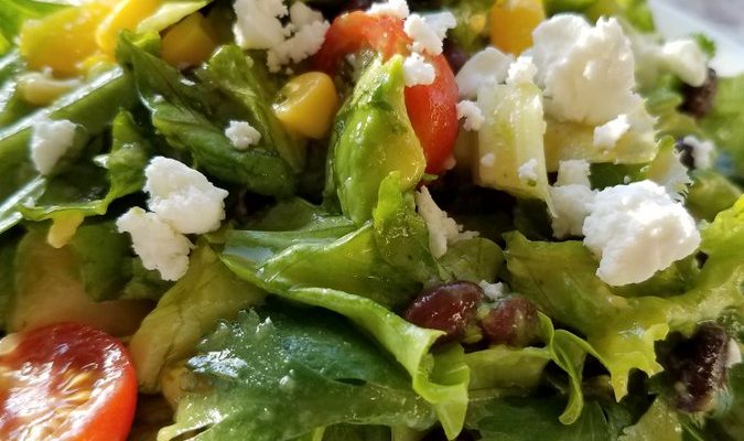 South of the Border Chopped Salad with Mango