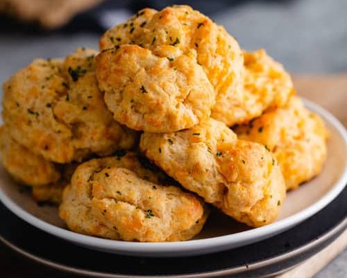 Decadent Cheddar Garlic Biscuits