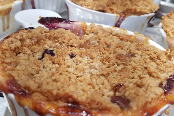 Peach and Berry Crisp