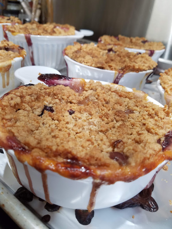 Peach and Berry Crisp