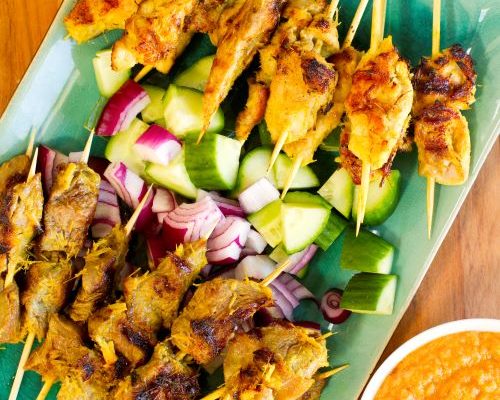 Dee’s Chicken Satay and Peanut Sauce