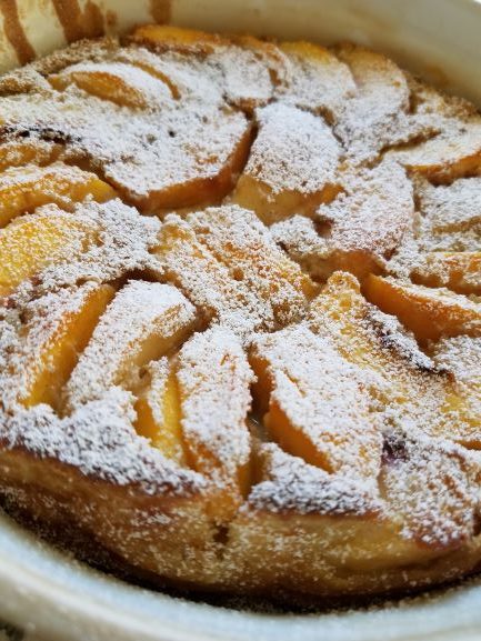 Peach Clafoutis